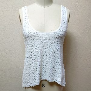 Sequin cotton top